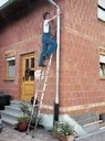 Alu Anlegeleiter mit 10 Sprossen