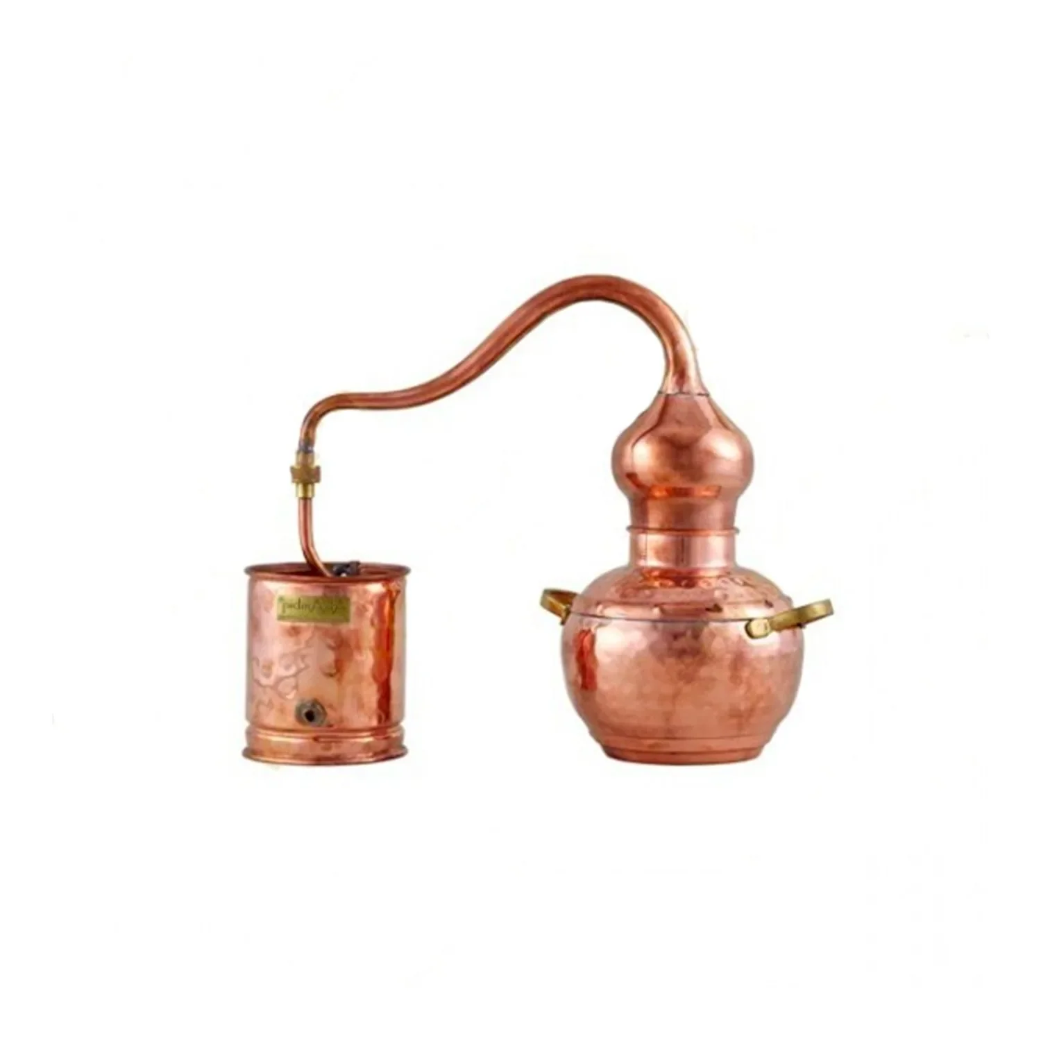 Destille, Destilliergerät, Destillationsapparatur - Alembic Premium, Kupfer 2L