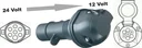 Spannungsreduzierer 24 Volt - 12 Volt 7N-7