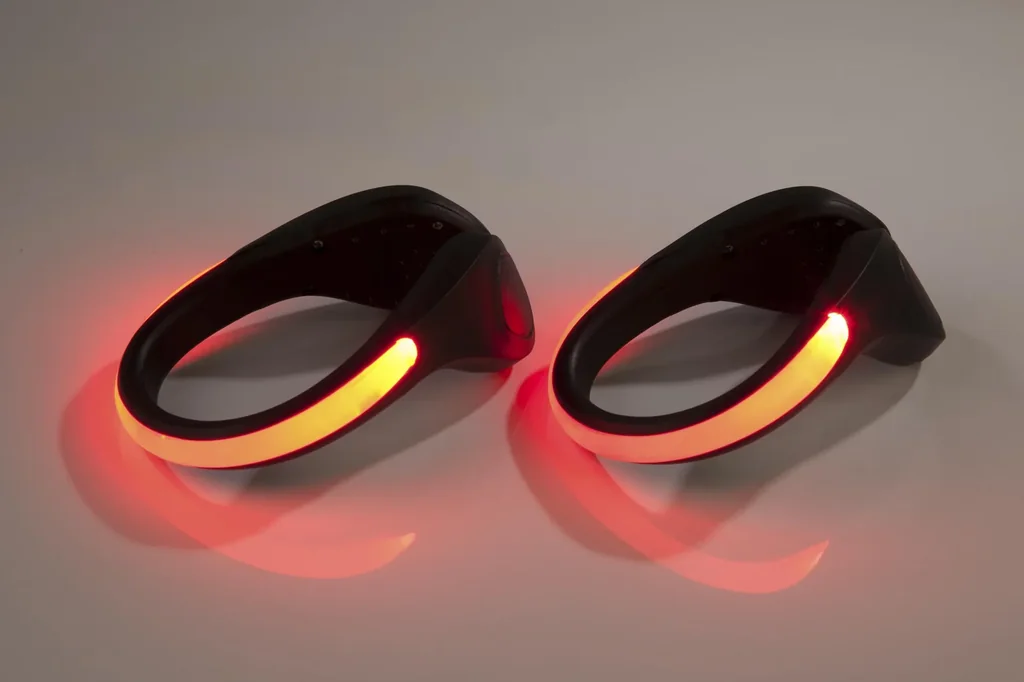 Leuchtclips für Schuhe im Doppelpack, Sichtbarkeit bei Dunkelheit