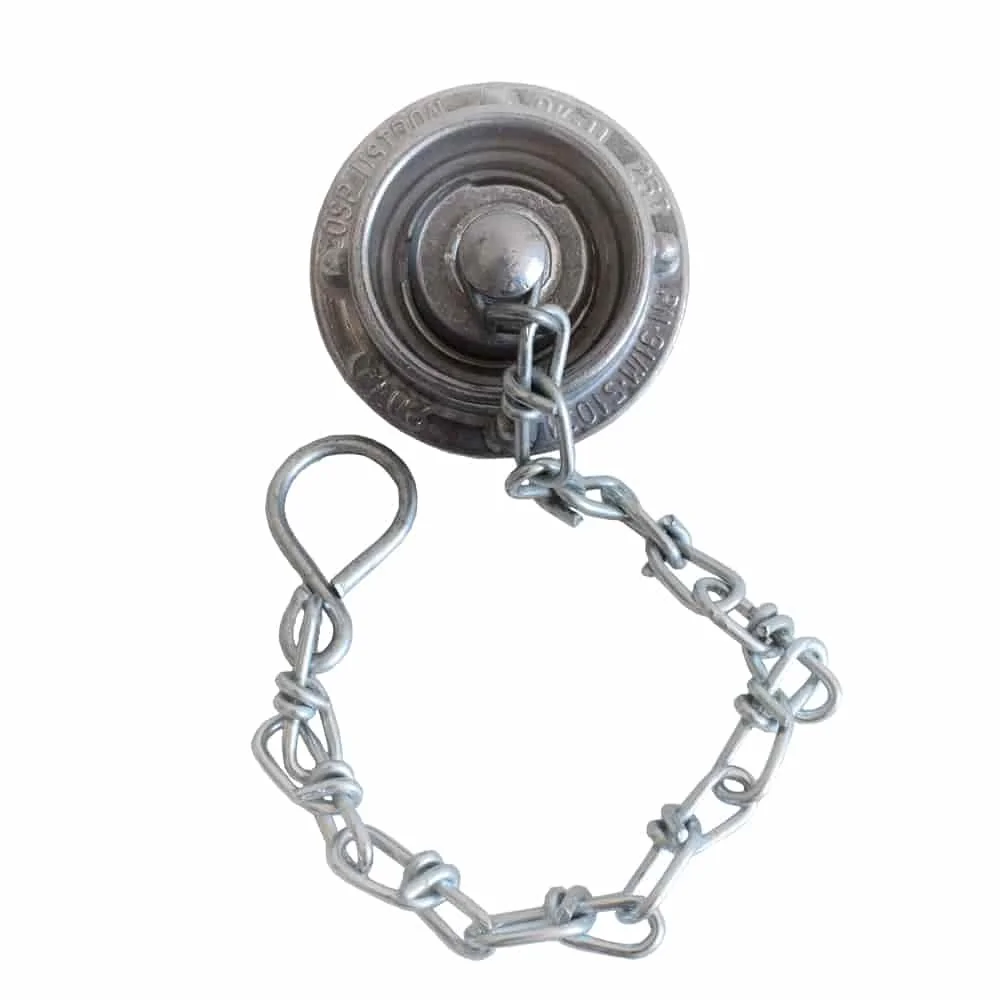 Storz Kupplung, D Blindkupplung mit Kette, Feuerwehrkupplung