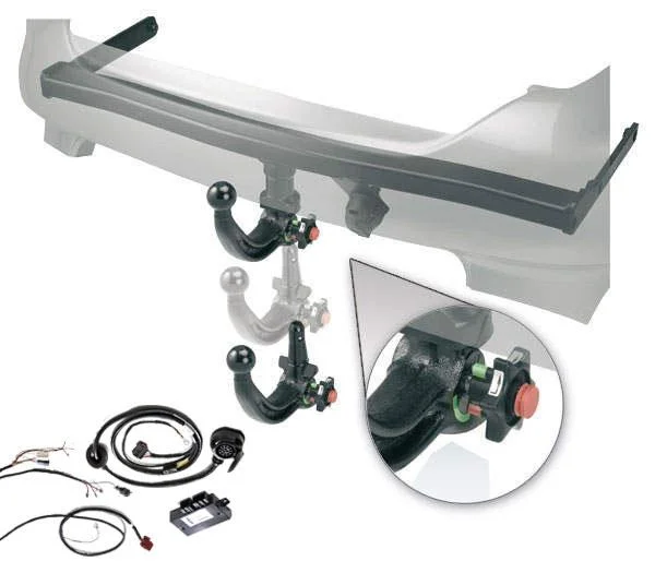 Anhängerkupplungs Kit Skoda Octavia I Limousine / Combi, Baujahr 12/96-01/05