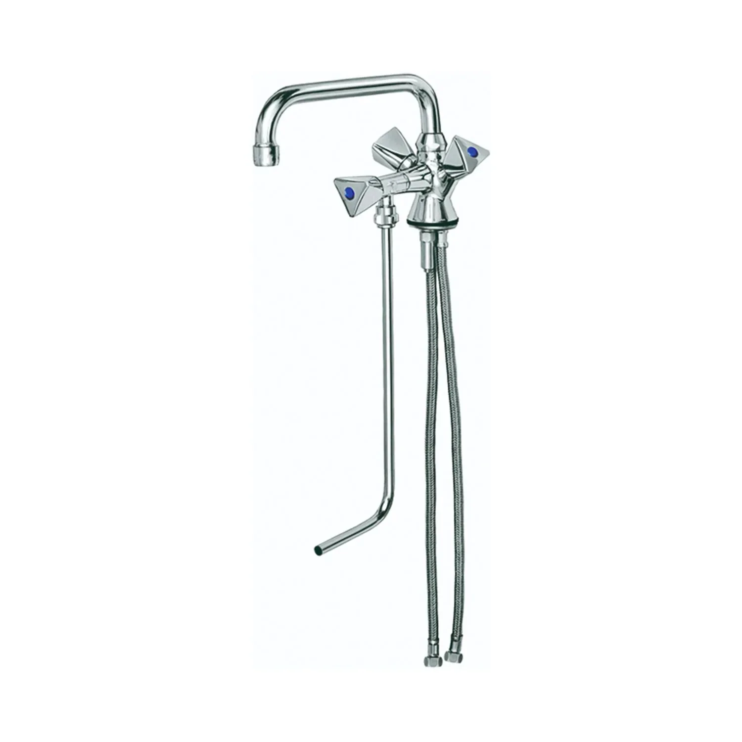 Wasserhahn, Küchenarmatur, Wasserarmatur - Mischbatterie, Model „BRUSE“, für 1 Becken Hochdruck
