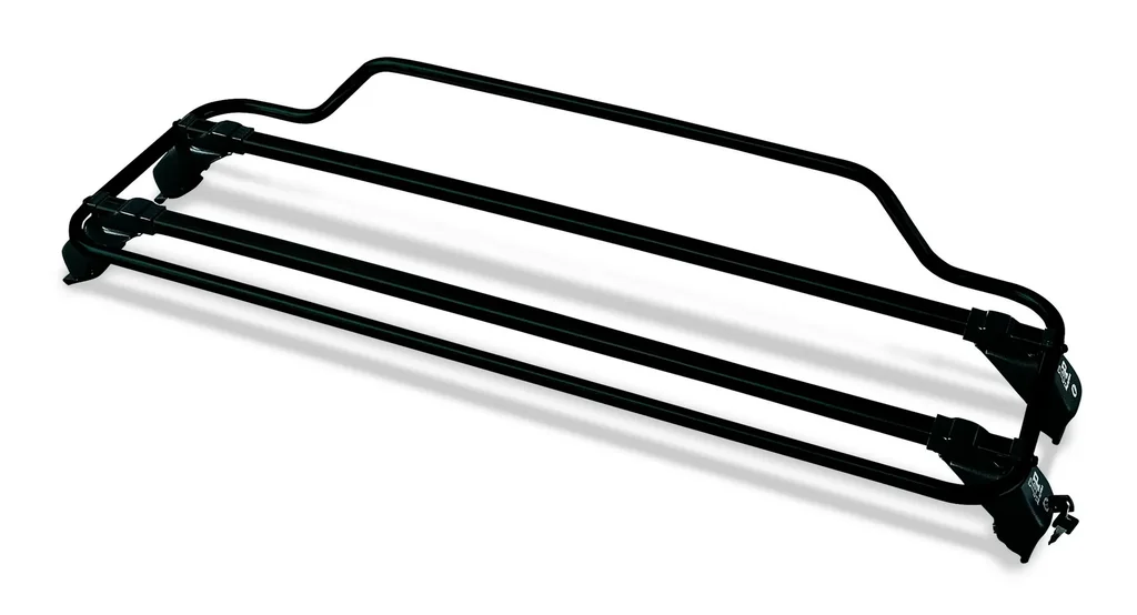 Gepäckträger "Summer" schwarz pulverbeschichtet für Porsche Boxter Bauj. 2004