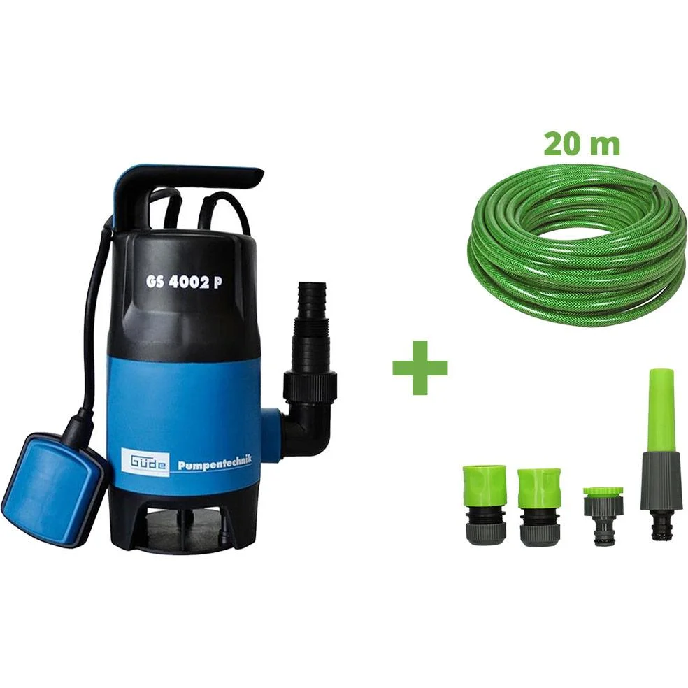 GS 4002 P Tauchpumpe set mit 20 meter schlauch