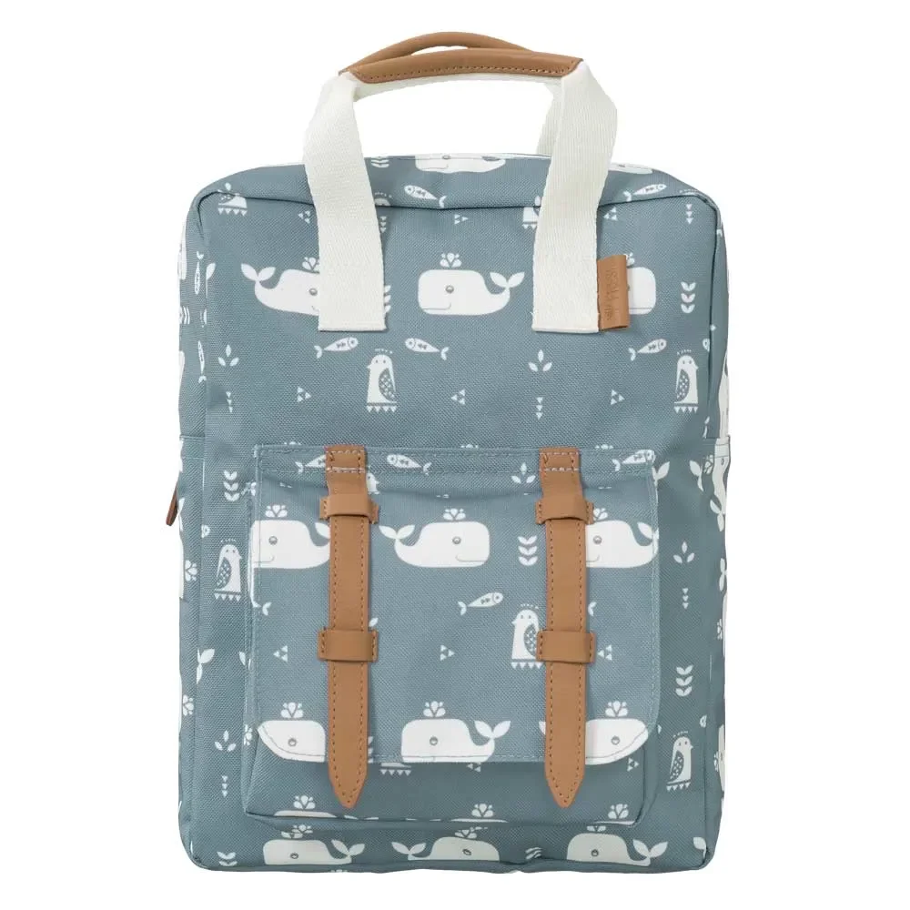 Fresk Kinderrucksack Wal blau