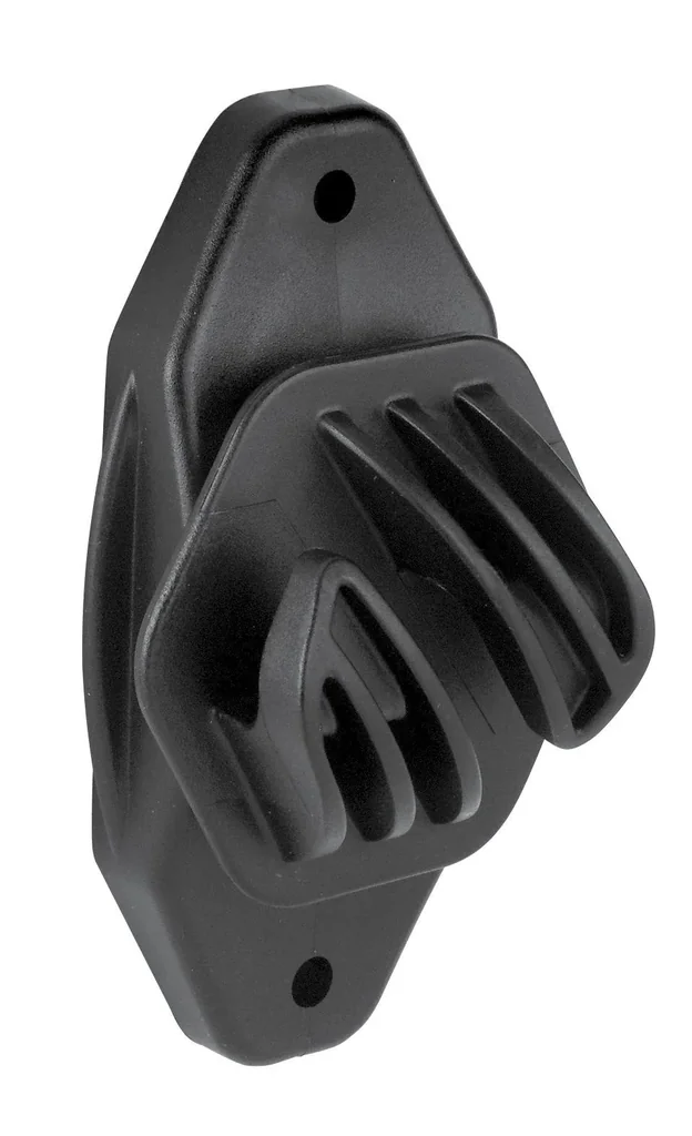 Seilisolator "Euro Cord", Farbe schwarz, 10 Stück im Beutel