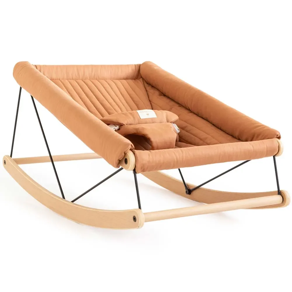 Babywippe Bezug, Ersatzbezug - Nobodinoz, Sienna braun