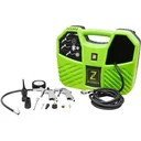 Tragbarer Gehäusekompressor ZI-COM2-8 - 8 bar - 1100W inkl. Zubehörsatz