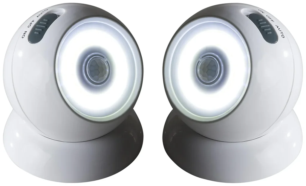 2er Set Lichtball mit Bewegungsmelder