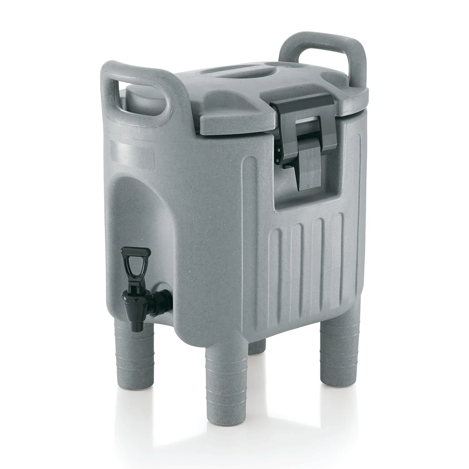 Thermobehälter, Thermogetränkebehälter, Getränkebehälter mit Zapfhahn - Grau, 7,5L