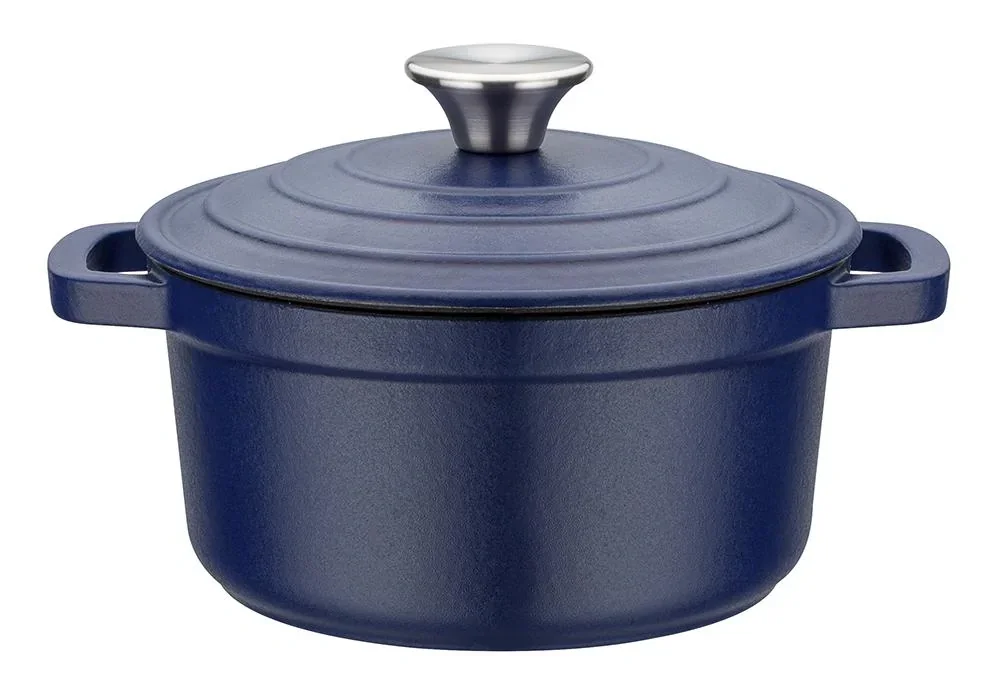 Kochtopf, ca. 20 cm, ca. 2,2 l aus Gusseisen Blue Magic