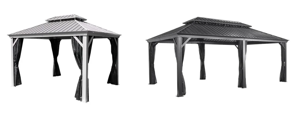 Aluminium Pavillon Messina - mit HardTop