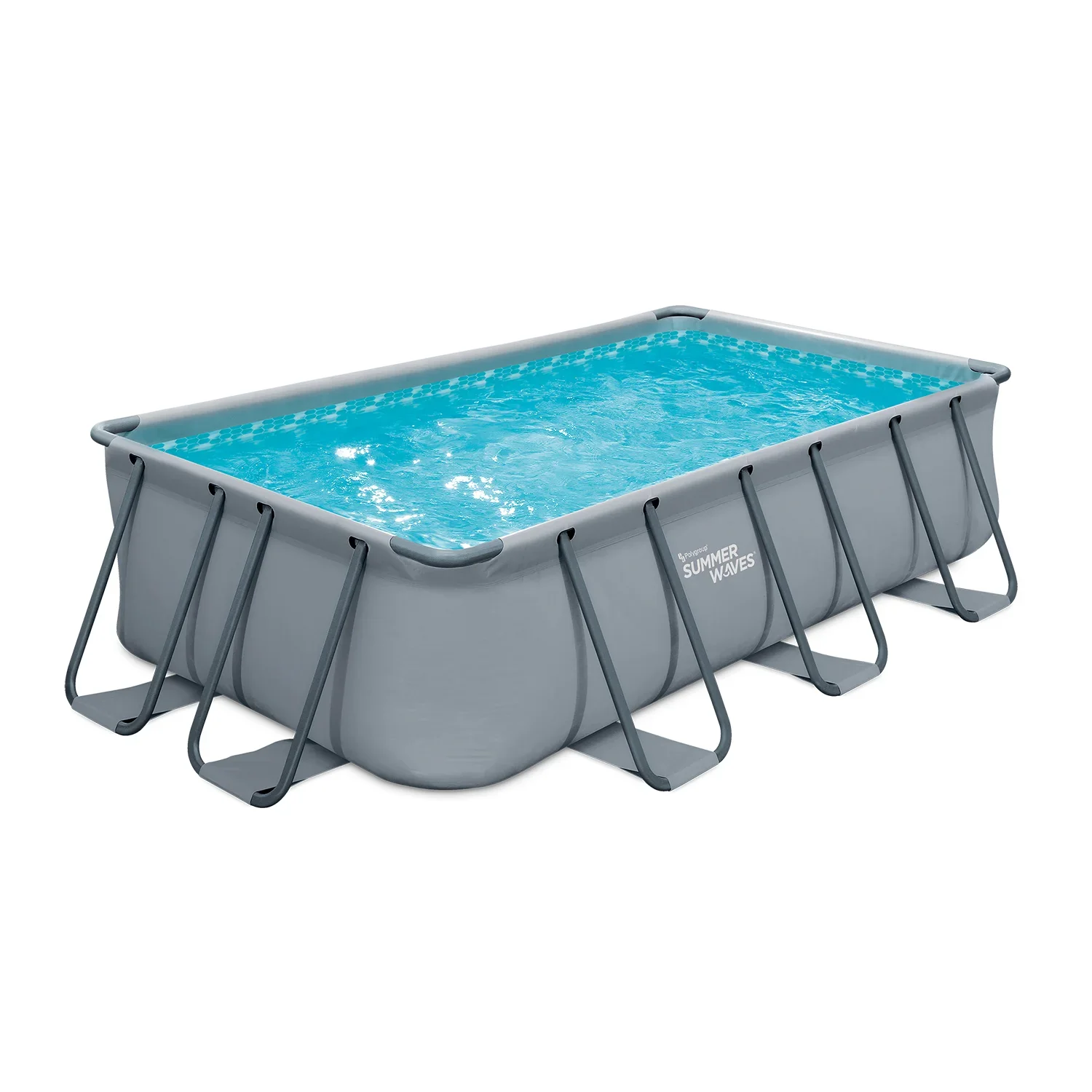 Pool Elite 400 x 200 x 100 cm, anthrazit