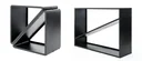 Kaminholzregal Kaminholzregal 57x35,5x56 cm Schwarz