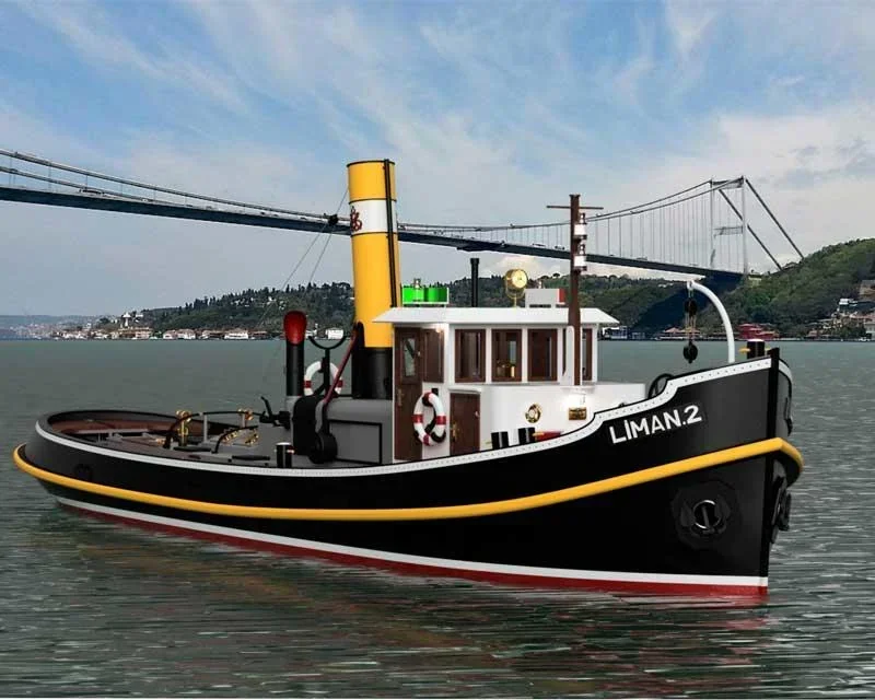 Holzbausatz Liman 2, Historischer Schlepper im Maßstab 1:20
