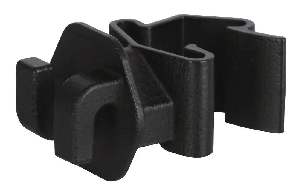 T-Post Seilisolator, schwarz