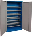Umweltschrank TYP III mit 6 ausziehbaren Zinkwannen