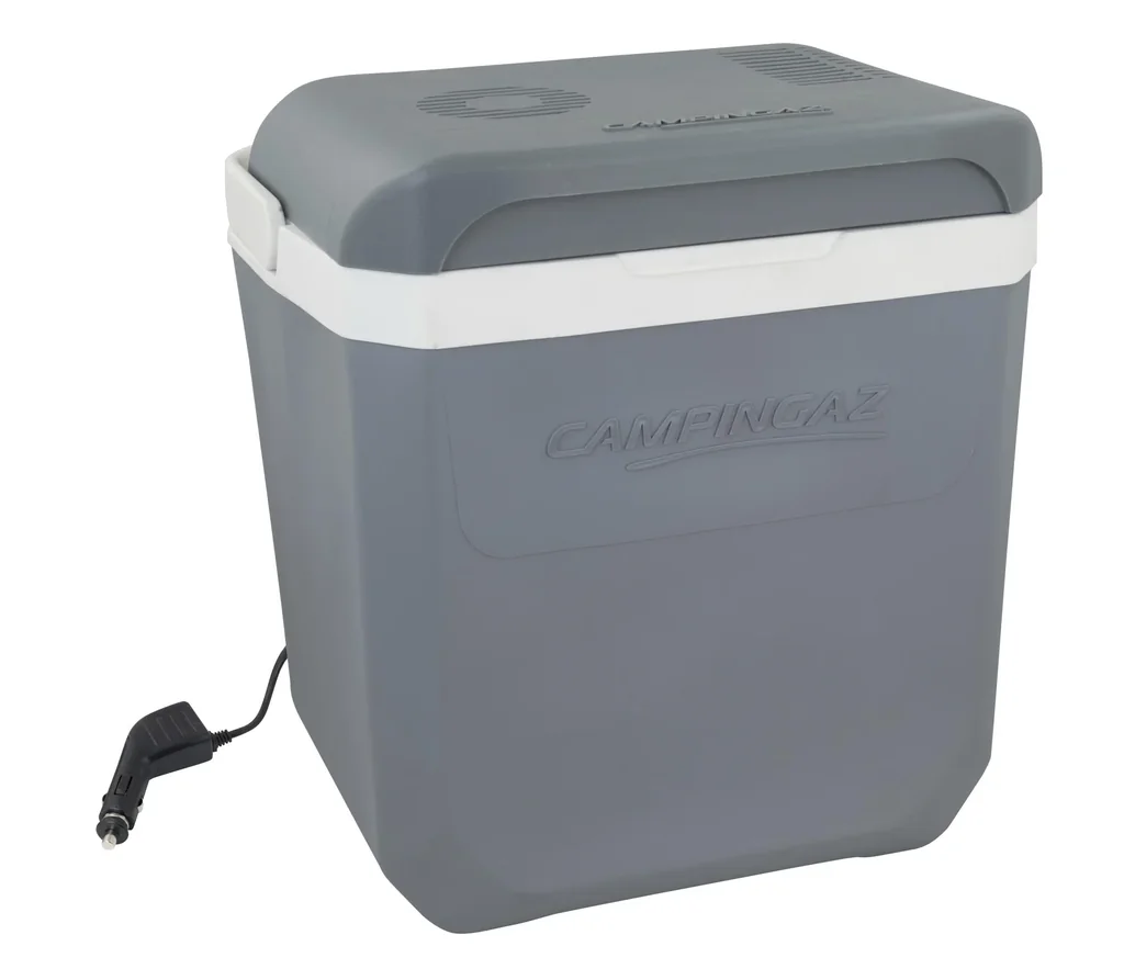 Powerbox  Plus 24L, thermoelektrische Kühlbox mit 24L Fassungsvermögen, antimikrobielle Innenwände, mit 12 V Stecker