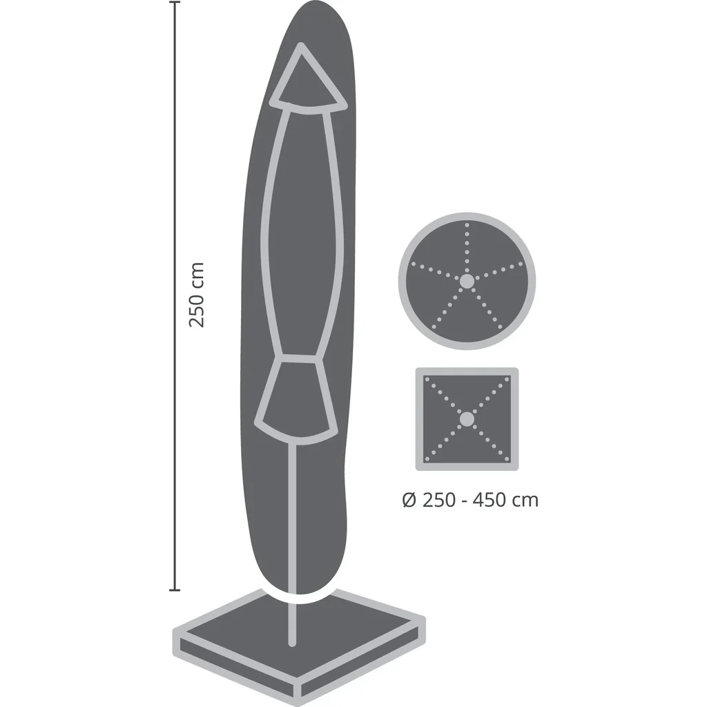 schutzhülle für schirm - max. ø 450 cm