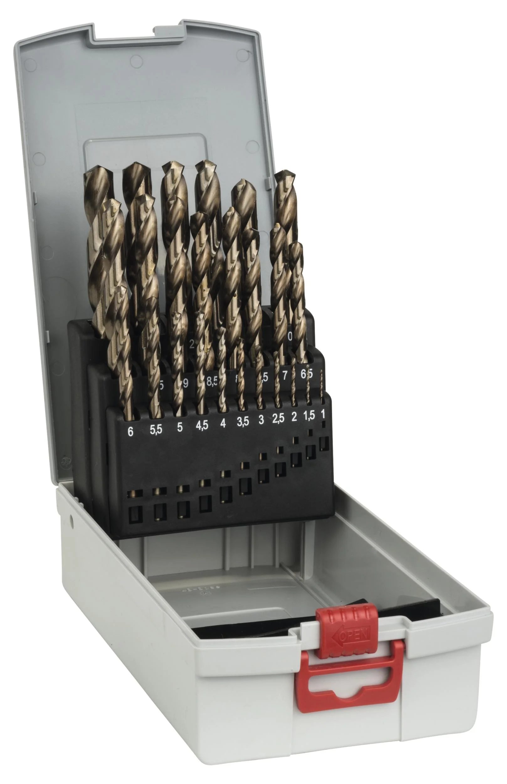 HSS-Co Spiralbohrer 135° Pro-Box 1,0 - 13,0 mm, 25-teilig