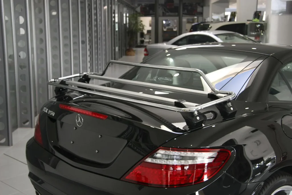 Gepäckträger Edelstahl Summer für Mercedes Benz SLK 2 Bauj. ab 2004