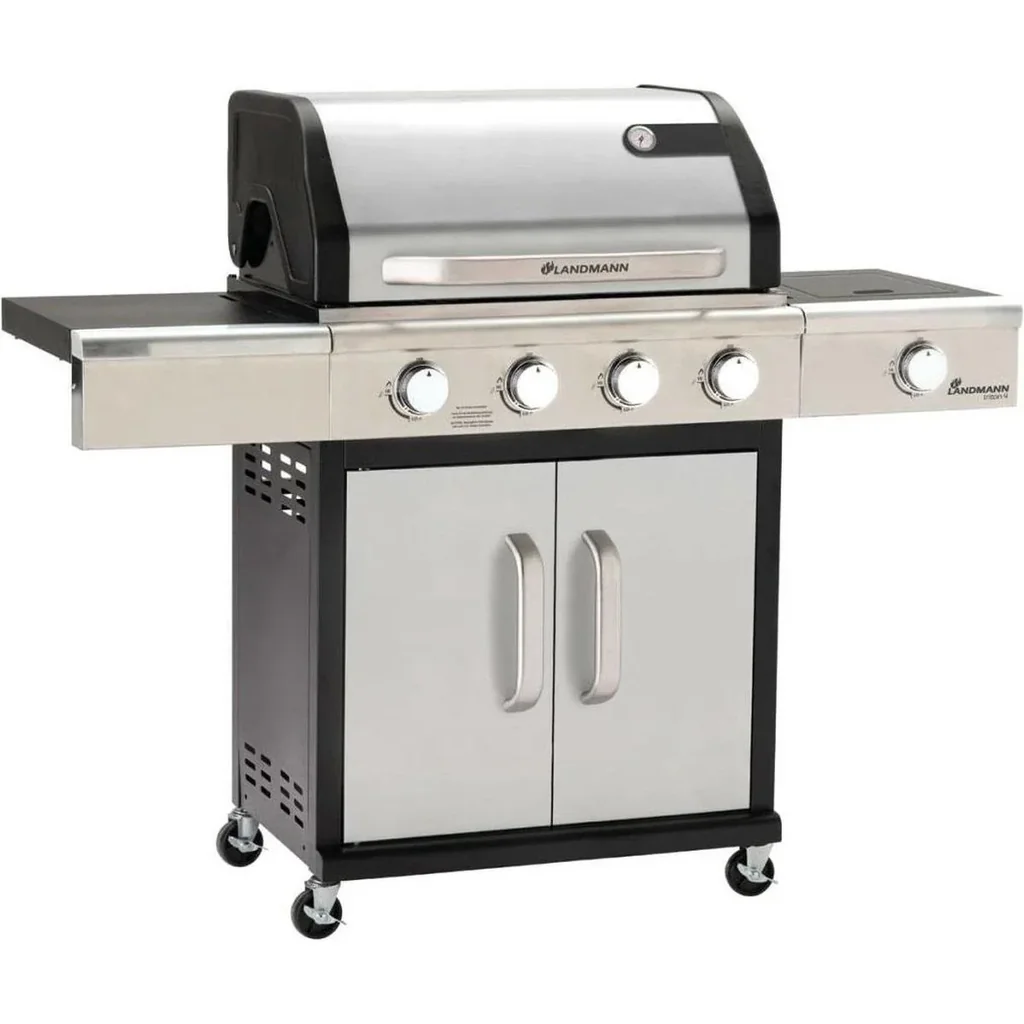 Triton 4.1 silver gas barbecue - Gasgrill - BBQ - geeignet für 12 Personen