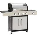 Triton 4.1 silver gas barbecue - Gasgrill - BBQ - geeignet für 12 Personen