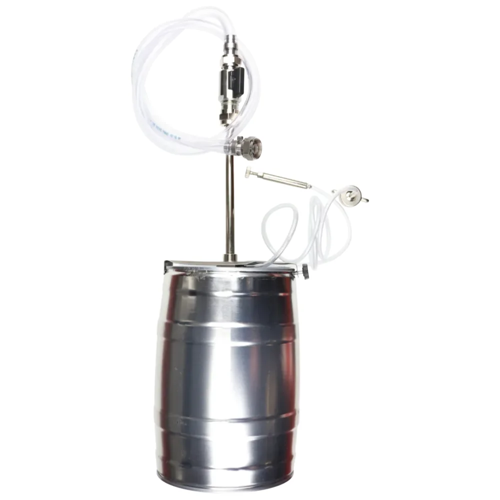 Füllgerät für 5-Liter-Partyfass - Bier umfüllen mit Gegendruck & ohne Kohlensäureverlust
