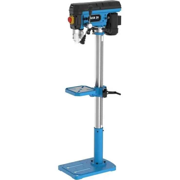 Säulenbohrmaschine Xtra Long GSB 20 mit Laser und Schräge 500W