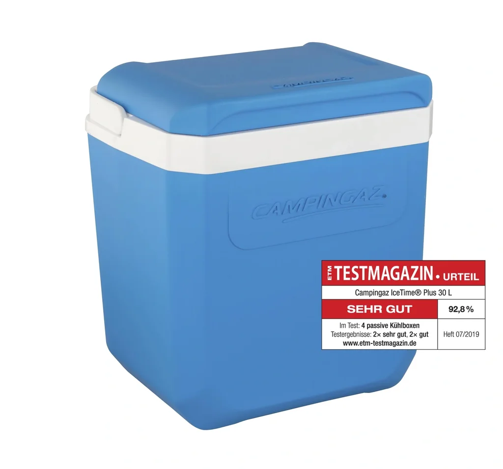 Icetime  Plus 30L, Kühlbox, hochwertige PU Isolierung, Bügelgriff für einfachen Transport, Fassungsvermögen ca. 30 L