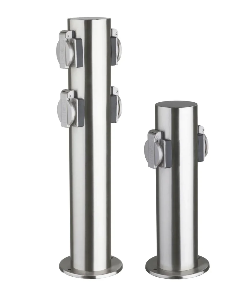 Edelstahl Energieverteiler 4-fach