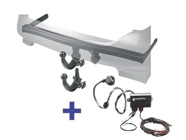 Anhängerkupplungs-Kit Mazda CX3 07/15-, abnehmbar