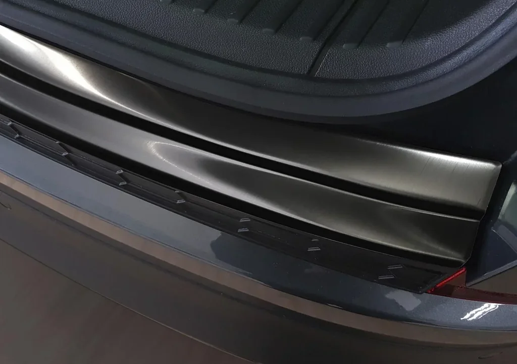 Ladekantenschutz Edelstahl für Skoda Kodiaq Crossover - graphite / black, Baujahr 2016>