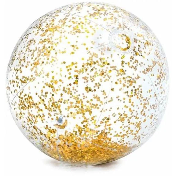 Glitter Strandball - Goud 71 cm