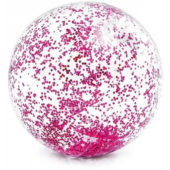 Glitter Strandball - Rosa 71 cm
