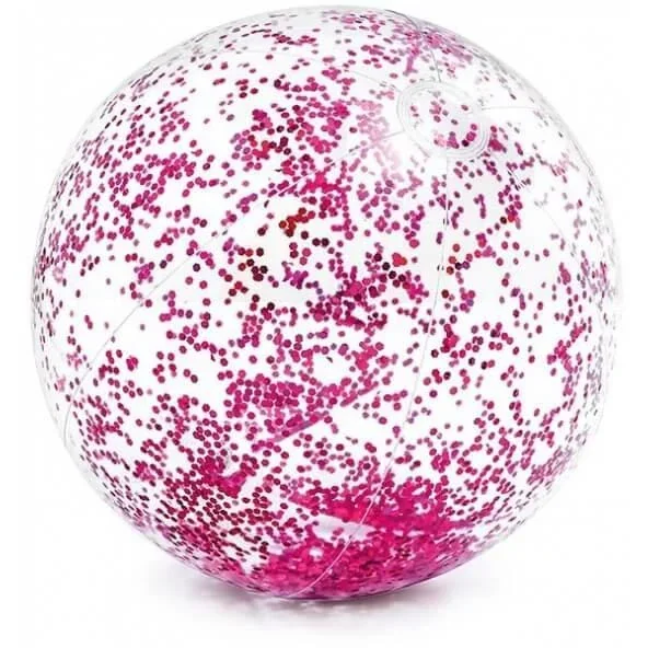 Glitter Strandball - Rosa 71 cm