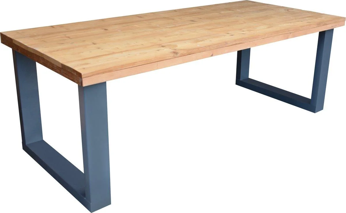Esstisch New England Roasted wood - Grau