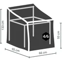 schutzhülle für stapelsessel - 95 cm