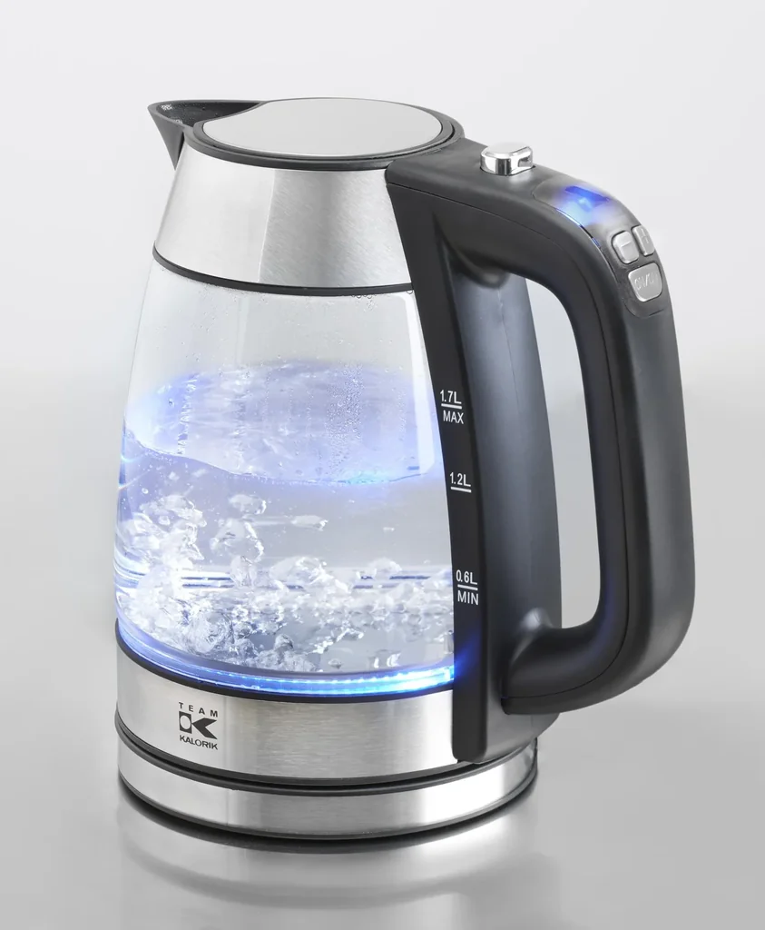 Glas-Wasserkocher mit digitaler Temperatursteuerung