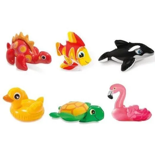 Aufblasbare Tiere (Gruppe von 6)