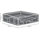 Rechteckige Gartenmöbel-Abdeckung 300 x 300 x 75 cm, wasser- und UV-beständig, langlebiger Schutz für Outdoor-Möbel vor Regen und Schmutz, ideal für große Lounge- und Essgruppen