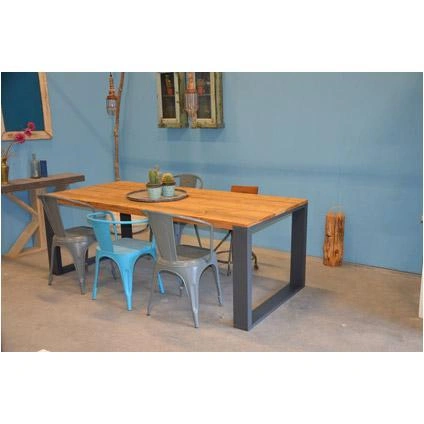 Esstisch New Orleans Roasted wood - Grau