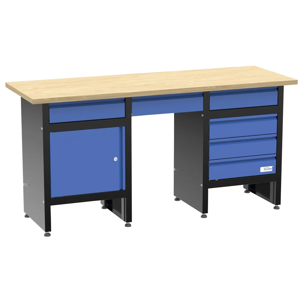 Werkbank GW 6/1 XL mit 6 Schubfächern und 1 Tür