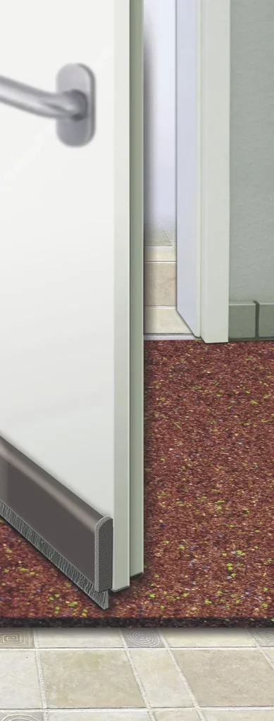 Türdichtung Automatic 1 m lang, braun, universell kürzbar