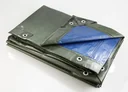 Abdeckplane, grün/blau, super stark 250 g/ m²,3 x 4 m