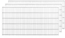 Doppelstabmattenset anthrazit 15 Stück  a 83cm x 200cm