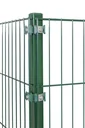 Eckpfosten für Doppelstab- und Einstabmatten 1700 x 40 x 40 mm - grün