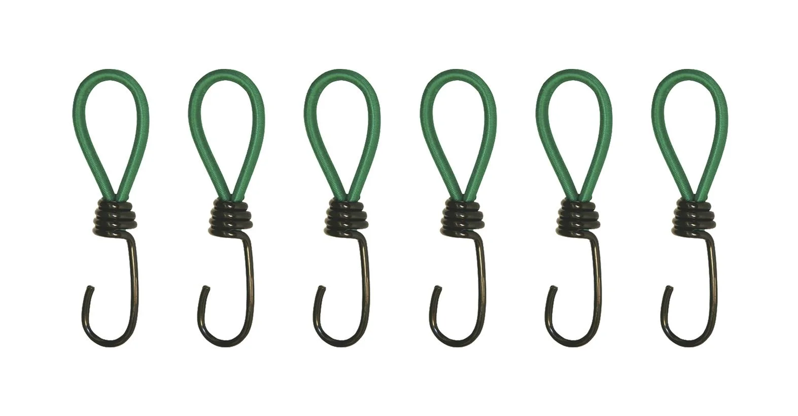 Gummispanner für Ladenetze, Planen u. zur Gepäcksicherung, 6 Stück