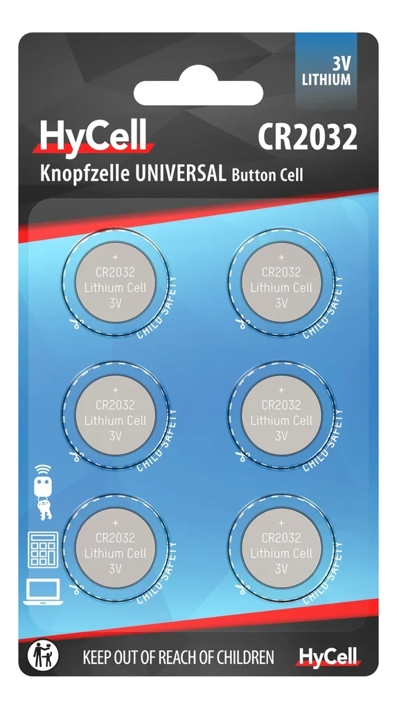 Lithium Knopfzellen CR2032